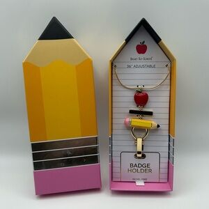 *New* True to Form School Themed Badge Holder